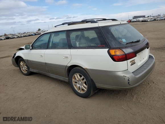 2002 Subaru Legacy Wagon Outback Ltd with VIN 4S3BH686527637098, listed as a Copart auction lot 76829884 with 220,145 mi miles and Non Repairable. Bid and sale history available at carsss.com. Image 2.