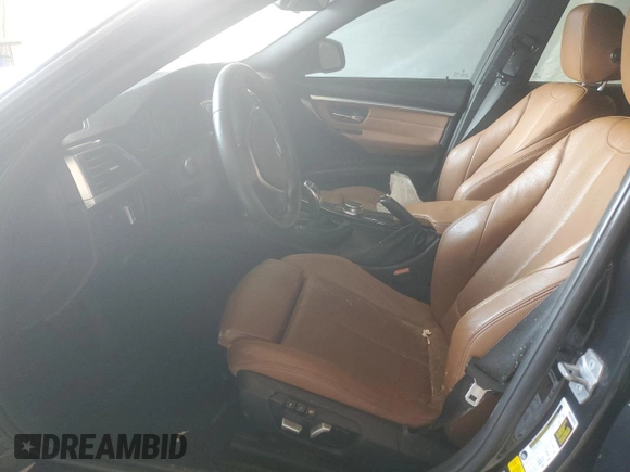 2017 BMW 3 Series 328d xDrive with VIN WBA8J1C39HA018933, listed as a Copart auction lot 58048895 with Not provided miles and Salvage title. Bid and sale history available at DreamBid. Image 7.