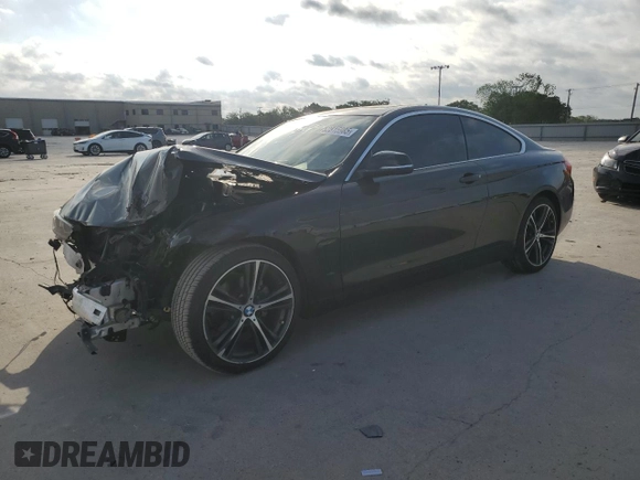 2020 BMW 4 Series 430i with VIN WBA4W3C05LFJ72875, listed as a Copart auction lot 52815985 with 81,788 mi miles and Salvage title. Bid and sale history available at DreamBid. Image 1.