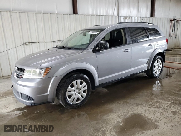 2018 Dodge Journey SE with VIN 3C4PDCAB9JT219080, listed as a Copart auction lot 53783935 with 73,316 mi miles and Salvage Title. Bid and sale history available at DreamBid. Image 1.