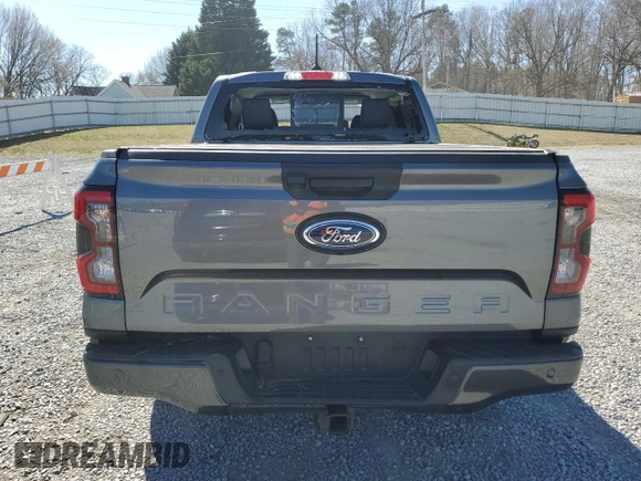 2024 Ford Ranger LARIAT with VIN 1FTER4KP8RLE39889, listed as a Copart auction lot 47591765 with 7,641 mi miles and Salvage Title. Bid and sale history available at carsss.com. Image 6.