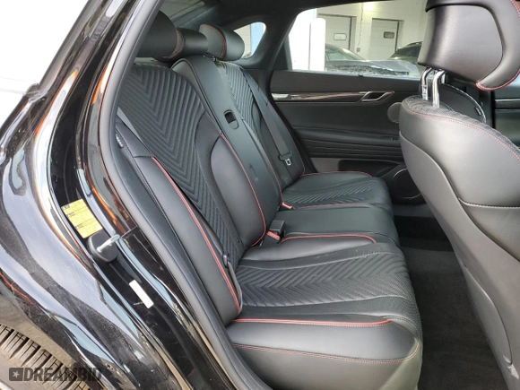 2023 Genesis G80 3.5T Sport with VIN KMTGB4SD1PU156195, listed as a Copart auction lot 88170495 with 20,416 mi miles and Salvage Title. Bid and sale history available at carsss.com. Image 10.
