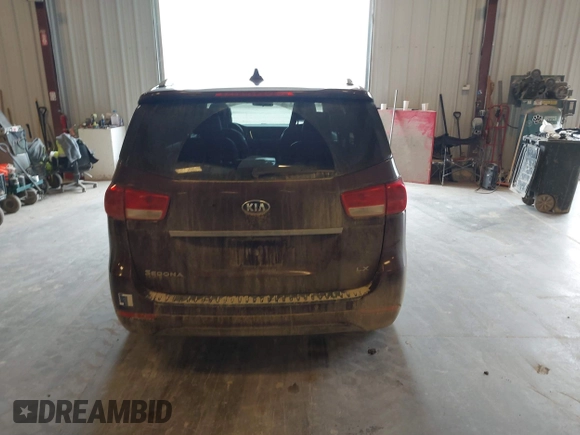 2017 Kia Sedona LX with VIN KNDMB5C15H6253952, listed as a IAAI auction lot 41881832 with 149,172 mi miles. Bid and sale history available at carsss.com. Image 16.