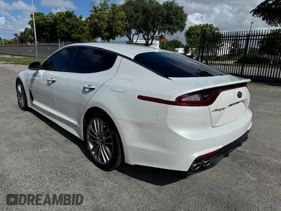 2018 Kia Stinger with VIN KNAE15LAXJ6032888, listed as a Copart auction lot 80171614 with 155,318 mi miles and Non Repairable. Bid and sale history available at DreamBid. Image 2.