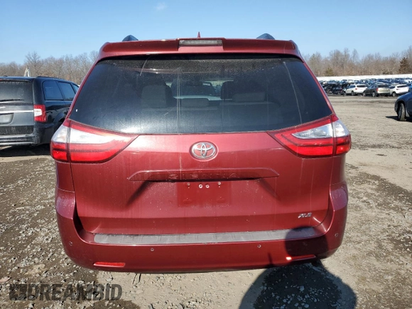 2018 Toyota Sienna XLE with VIN 5TDDZ3DC5JS190227, listed as a Copart auction lot 88759005 with 102,442 mi miles and Salvage Title. Bid and sale history available at carsss.com. Image 6.