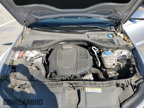 2016 Audi A6 2.0T Premium Plus with VIN WAUGFAFC2GN124981, listed as a Copart auction lot 43656653 with 74,400 mi miles. Bid and sale history available at carsss.com. Image 13.