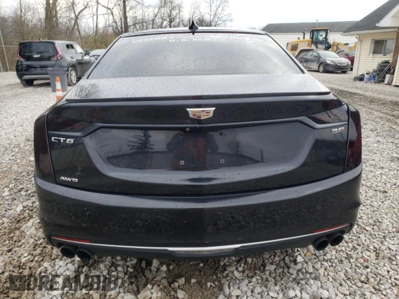 2019 Cadillac CT6 Luxury AWD with VIN 1G6KB5RS8KU135391, listed as a Copart auction lot 81174234 with 88,470 mi miles and Salvage title. Bid and sale history available at DreamBid. Image 6.