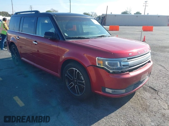 2014 Ford Flex Limited with VIN 2FMGK5D85EBD33530, listed as a IAAI auction lot 41631399 with 93,507 mi miles. Bid and sale history available at carsss.com. Image 1.