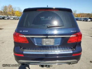 2016 Mercedes-Benz GL with VIN 4JGDF6EEXGA662143, listed as a Copart auction lot 76980574 with 0 mi miles and Salvage Title. Bid and sale history available at carsss.com. Image 6.