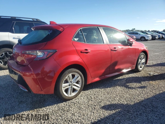 2021 Toyota Corolla Hatchback SE with VIN JTND4MBE7M3137782, listed as a Copart auction lot 74351024 with 32,593 mi miles and Non Repairable. Bid and sale history available at carsss.com. Image 3.