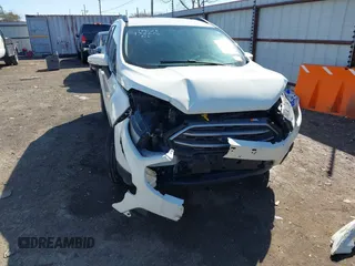 2020 Ford EcoSport SE with VIN MAJ3S2GE0LC322232, listed as a IAAI auction lot 41727787 with 37,163 mi miles. Bid and sale history available at carsss.com. Image 6.