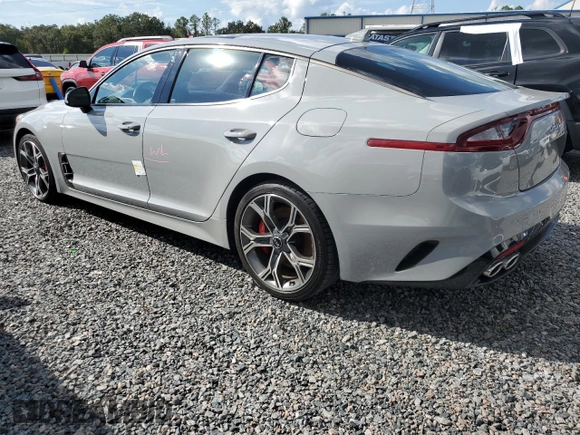2020 Kia Stinger GT1 with VIN KNAE45LC2L6073852, listed as a Copart auction lot 73830204 with Not Provided miles and Salvage Title. Bid and sale history available at DreamBid. Image 2.
