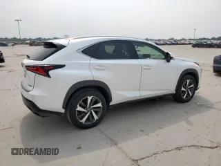 2018 Lexus NX 300 z VIN JTJBARBZ8J2169692, wystawiony jako Copart lot #57129815 z przebiegiem 92 062 mil mil oraz Szkoda całkowita • Salvage title. Historia ofert i sprzedaży dostępna na DreamBid. Obrazek 3.