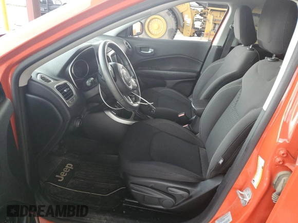 2018 Jeep Compass Sport with VIN 3C4NJCAB3JT123574, listed as a Copart auction lot 72248734 with 88,990 mi miles and Salvage title. Bid and sale history available at DreamBid. Image 7.