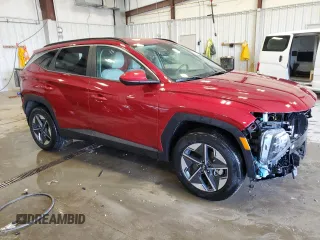 2025 Hyundai Tucson SEL with VIN 5NMJBCDE4SH462280, listed as a Copart auction lot 54134465 with 18,447 mi miles and Clean Title. Bid and sale history available at carsss.com. Image 4.