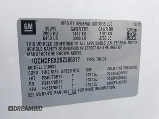 2011 Chevrolet Silverado 1500 Work Truck with VIN 1GCNCPEX2BZ206317, listed as a IAAI auction lot 42083621 with 191,284 mi miles and . Bid and sale history available at DreamBid. Image 9.