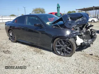 2019 Dodge Charger GT with VIN 2C3CDXHG6KH681814, listed as a Copart auction lot 49505025 with 64,514 mi miles and Salvage Title. Bid and sale history available at DreamBid. Image 4.