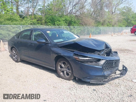 2024 Honda Accord EX with VIN 1HGCY1F39RA073695, listed as a IAAI auction lot 42132115 with 9,824 mi miles and . Bid and sale history available at DreamBid. Image 1.