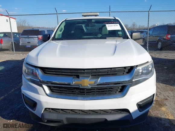 2019 Chevrolet Colorado 4WD Work Truck with VIN 1GCHTBEA3K1233097, listed as a IAAI auction lot 41667849 with 107,720 mi miles. Bid and sale history available at carsss.com. Image 12.
