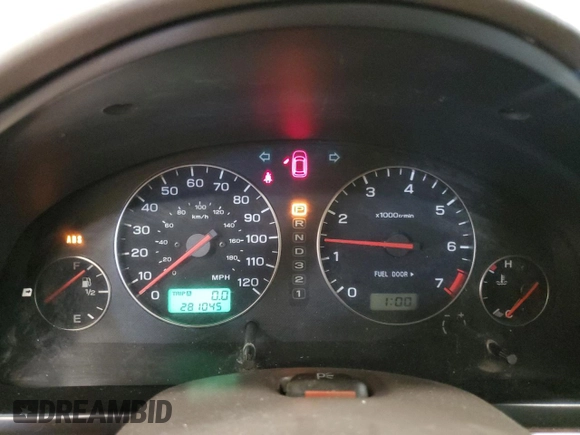 2004 Subaru Legacy Outback L.L. Bean with VIN 4S3BH806547632901, listed as a Copart auction lot 49159695 with 281,045 mi miles and Salvage title. Bid and sale history available at DreamBid. Image 9.