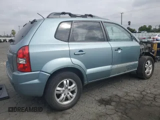 2008 Hyundai Tucson SE with VIN KM8JN72D98U843161, listed as a Copart auction lot 71192824 with 142,822 mi miles and Salvage Title. Bid and sale history available at carsss.com. Image 3.