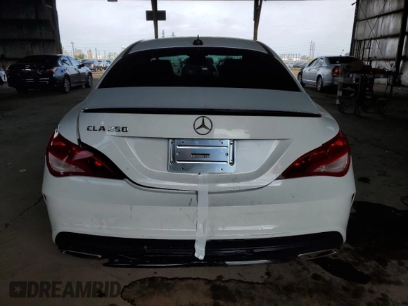 2018 Mercedes-Benz CLA 250 with VIN WDDSJ4EB5JN648161, listed as a Copart auction lot 50841635 with 106,211 mi miles and Salvage Title. Bid and sale history available at DreamBid. Image 6.