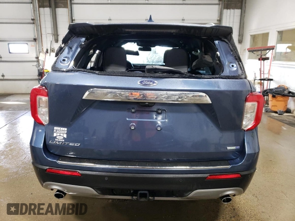 2020 Ford Explorer Limited with VIN 1FMSK8FH9LGB63915, listed as a Copart auction lot 49059425 with 48,409 mi miles and Salvage Title. Bid and sale history available at carsss.com. Image 6.