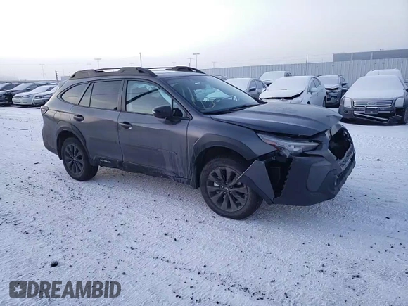 2025 Subaru Outback Onyx Edition with VIN 4S4BTALC7S3119415, listed as a Copart auction lot 43218985 with 2,255 mi miles and Salvage Title. Bid and sale history available at carsss.com. Image 11.