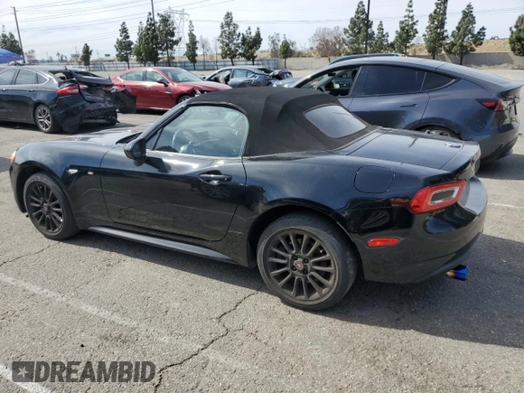 2017 FIAT 124 Spider Elaborazione Abarth z VIN JC1NFAEK6H0124254, wystawiony jako Copart lot #46738325 z przebiegiem 24 427 mil mil oraz Czysty tytuł • Clean title. Historia ofert i sprzedaży dostępna na DreamBid. Obrazek 2.