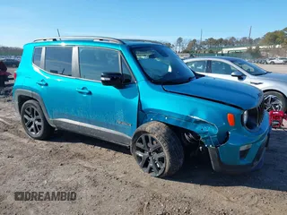 2022 Jeep Renegade Altitude with VIN ZACNJDE17NPN81698, listed as a IAAI auction lot 41695087 with 14,154 mi miles and . Bid and sale history available at DreamBid. Image 1.