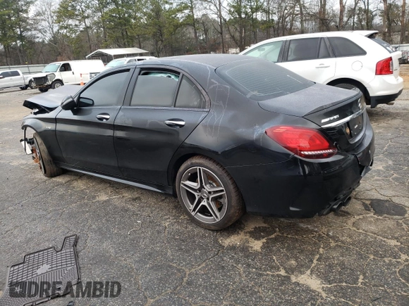 2020 Mercedes-Benz C 43 AMG with VIN W1KWF6EB2LR595722, listed as a Copart auction lot 86822694 with Not Provided miles and Salvage Title. Bid and sale history available at carsss.com. Image 2.