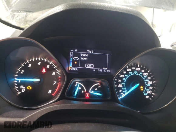 2013 Ford Escape SEL with VIN 1FMCU9H93DUB01777, listed as a Copart auction lot 43535565 with 182,147 mi miles and Salvage Title. Bid and sale history available at carsss.com. Image 9.