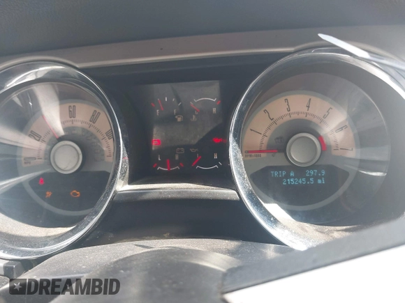 2010 Ford Mustang V6 with VIN 1ZVBP8EN1A5110063, listed as a IAAI auction lot 42698144 with 215,245 mi miles and . Bid and sale history available at DreamBid. Image 7.