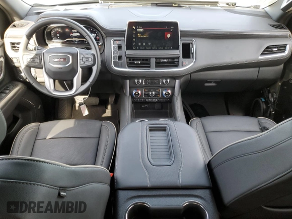 2024 GMC Yukon SLT with VIN 1GKS2BKD8RR272274, listed as a Copart auction lot 44566235 with 9,889 mi miles and Salvage Title. Bid and sale history available at carsss.com. Image 8.