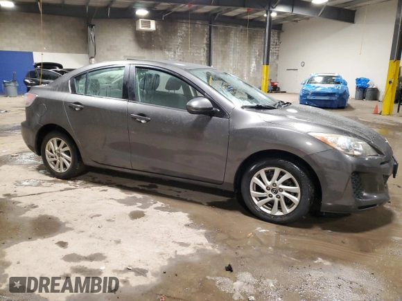 2013 Mazda 3 i Touring with VIN JM1BL1VP9D1834621, listed as a Copart auction lot 86159364 with 100,880 mi miles and Salvage Title. Bid and sale history available at DreamBid. Image 4.