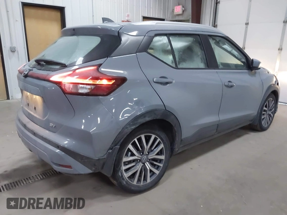 2024 Nissan Kicks SV with VIN 3N1CP5CV0RL478872, listed as a IAAI auction lot 41263976 with 20,883 mi miles. Bid and sale history available at carsss.com. Image 4.