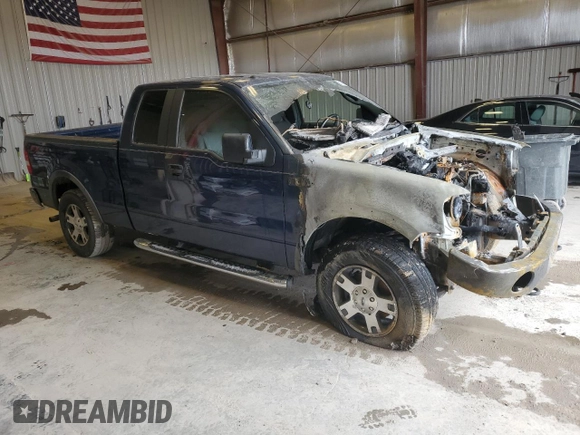 2008 Ford F-150 XLT with VIN 1FTPX14V88FA15084, listed as a Copart auction lot 51579385 with 0 mi miles and Non Repairable. Bid and sale history available at carsss.com. Image 4.