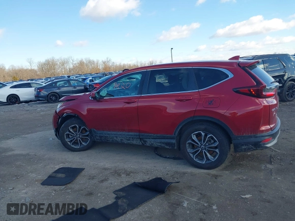 2020 Honda CR-V EX with VIN 2HKRW2H50LH657437, listed as a IAAI auction lot 41589820 with 90,972 mi miles. Bid and sale history available at carsss.com. Image 14.
