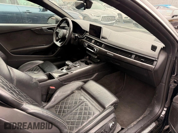 2018 Audi S5 Premium Plus with VIN WAUP4AF59JA077177, listed as a IAAI auction lot 42218794 with 86,654 mi miles and . Bid and sale history available at DreamBid. Image 5.