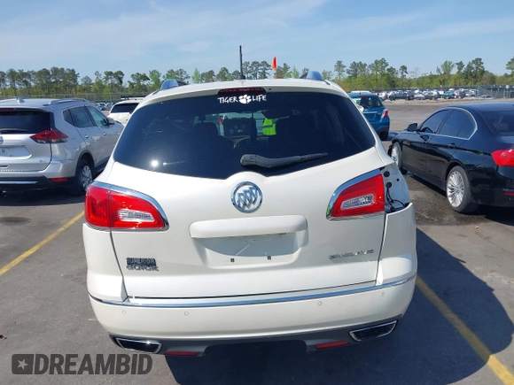 2015 Buick Enclave Leather with VIN 5GAKRBKD7FJ265254, listed as a IAAI auction lot 41935424 with 134,547 mi miles and . Bid and sale history available at DreamBid. Image 16.