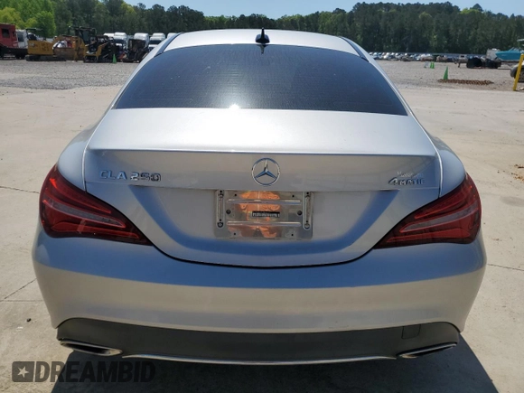 2018 Mercedes-Benz CLA 250 with VIN WDDSJ4GB6JN642107, listed as a Copart auction lot 52400635 with 66,020 mi miles and Salvage title. Bid and sale history available at DreamBid. Image 6.