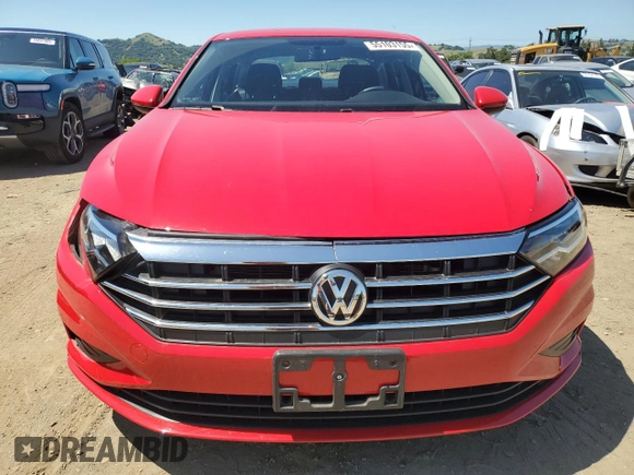 2021 Volkswagen Jetta S with VIN 3VWC57BU1MM002850, listed as a Copart auction lot 55103155 with 19,757 mi miles and Salvage title. Bid and sale history available at DreamBid. Image 5.
