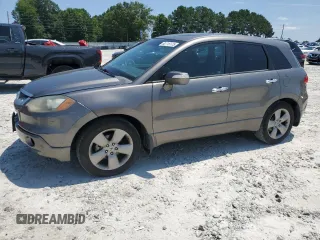 2008 Acura RDX Technology with VIN 5J8TB18548A000877, listed as a Copart auction lot 62715175 with 254,589 mi miles and Salvage title. Bid and sale history available at DreamBid. Image 1.