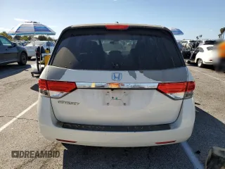 2014 Honda Odyssey EX-L with VIN 5FNRL5H6XEB060557, listed as a Copart auction lot 47141835 with 214,718 mi miles and Clean Title. Bid and sale history available at DreamBid. Image 6.