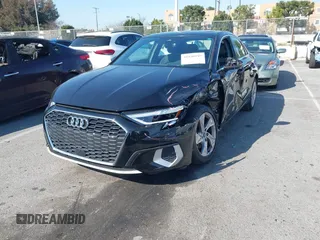 2023 Audi A3 Premium z VIN WAUAUDGY1PA037278, wystawiony jako IAAI lot #41840193 z przebiegiem 16 008 mil mil oraz . Historia ofert i sprzedaży dostępna na DreamBid. Obrazek 2.