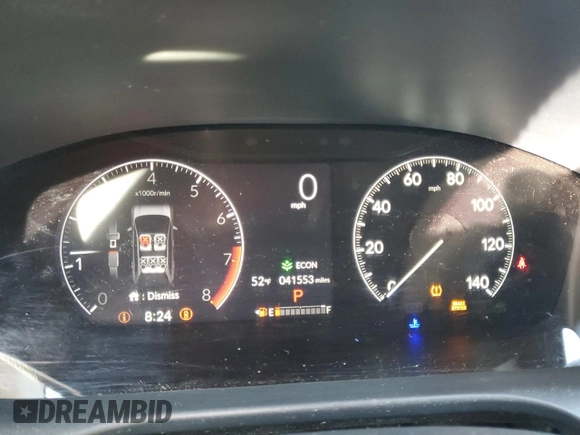 2023 Honda HR-V EX-L with VIN 3CZRZ1H7XPM708505, listed as a Copart auction lot 42523595 with 41,553 mi miles and Salvage title. Bid and sale history available at DreamBid. Image 9.