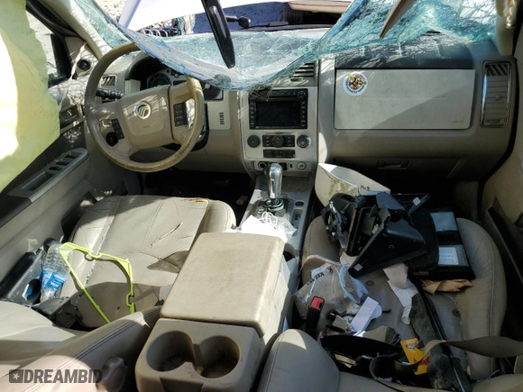 2009 Mercury Mariner Premier with VIN 4M2CU87G79KJ14527, listed as a Copart auction lot 76953474 with 0 mi miles and Salvage Title. Bid and sale history available at carsss.com. Image 8.