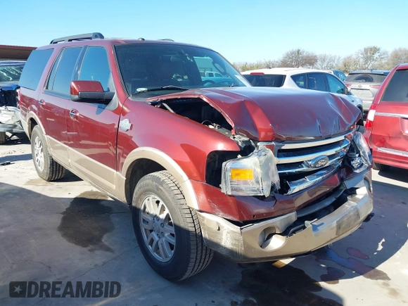2012 Ford Expedition XLT with VIN 1FMJU1H54CEF09557, listed as a IAAI auction lot 41120906 with 195,403 mi miles and . Bid and sale history available at DreamBid. Image 1.