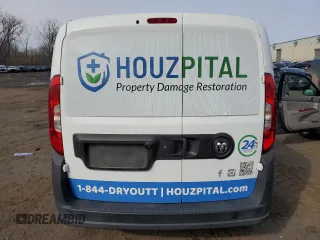 2020 Ram ProMaster City Cargo Van Tradesman with VIN ZFBHRFAB3L6R48022, listed as a Copart auction lot 50402055 with 81,484 mi miles and Salvage Title. Bid and sale history available at carsss.com. Image 6.