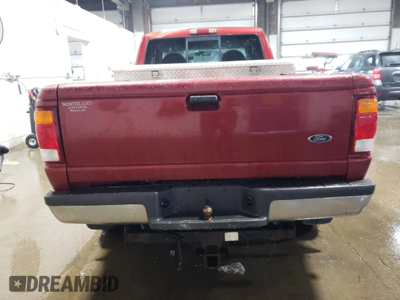 1999 Ford Ranger XL with VIN 1FTZR15V0XPA35484, listed as a Copart auction lot 45185205 with 169,401 mi miles and Clean Title. Bid and sale history available at carsss.com. Image 6.